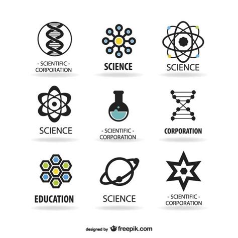 Premium Vector | Science logos template | Logo templates, Free logo ...