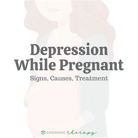 Depression While Pregnant: Signs, Causes & Treatments