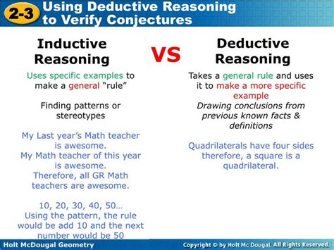 Inductive and Deductive Reasoning Examples - GermancelLin