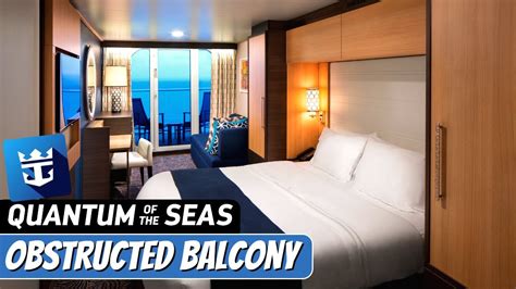 Quantum of the Seas | Obstructed Balcony Full Tour & Review 4K | Royal ...