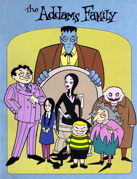 Pin by Unapologetic on Old TV Programmes | Addams family cartoon ...