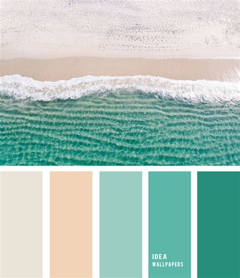 Sand and green sea inspired color palette 19052214 – Idea Wallpapers ...