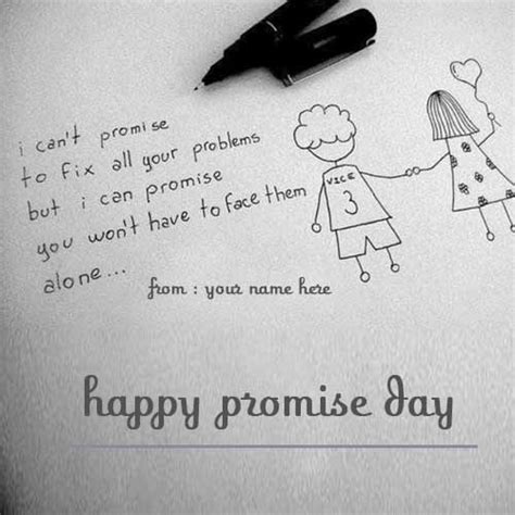 happy promise day wishes for friends name pics