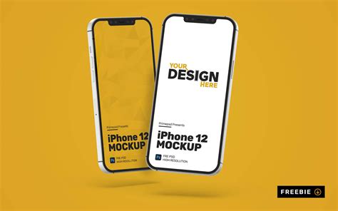 iPhone 12 Mockup Free PSD Download – Free Mockups | pixelify.net