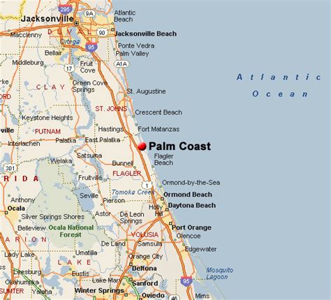 Palm Coast, Florida is very close to many Florida cities and ...