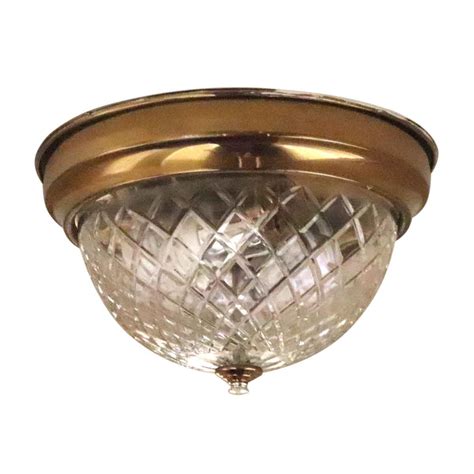 Waldorf Astoria Traditional Crystal 12 in. Flush Mount | Olde Good Things