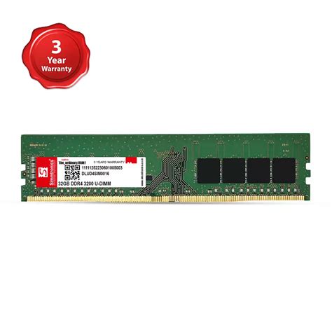 32GB DDR4 DESKTOP RAM 3200MHz - Simmtronics