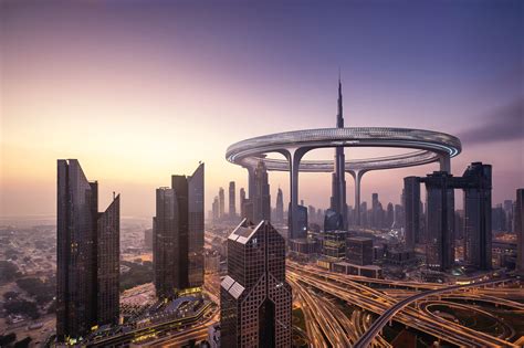 Dubai skyline to change with a gigantic ring to encircle Burj Khalifa ...