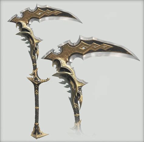 Get Unique Fantasy Weapon Concept Art - Sinobhishur