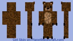 Brown Bear Minecraft Skin