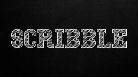 Create Scribble Text Effect in Adobe Illustrator CC Adobe Illustrator ...