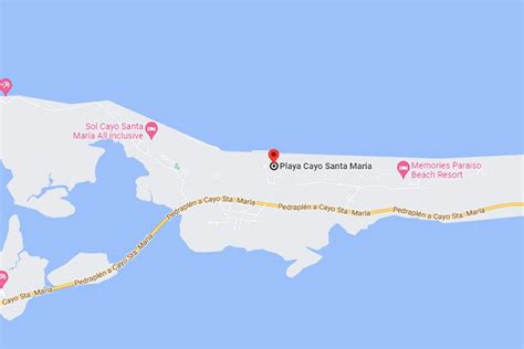 Resort Map Angsana Cayo Santa Maria Cayo Las Brujas, Cuba