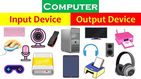 Computer Input And Output Devices / Computer Basics What Is An Output ...