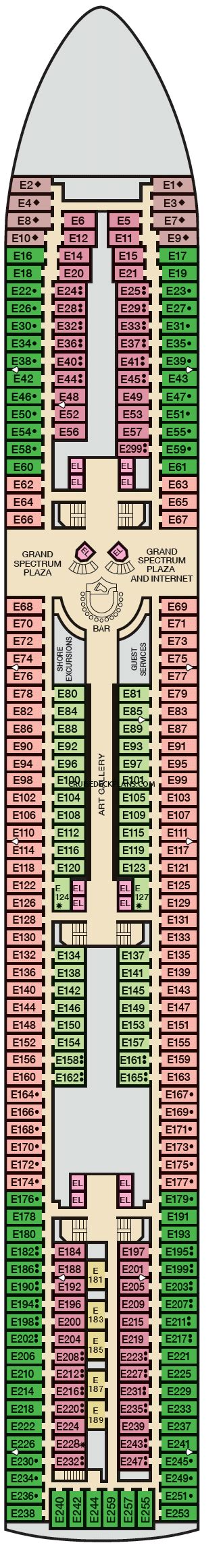 Carnival Fantasy Deck Plans, Layouts, Pictures, Videos