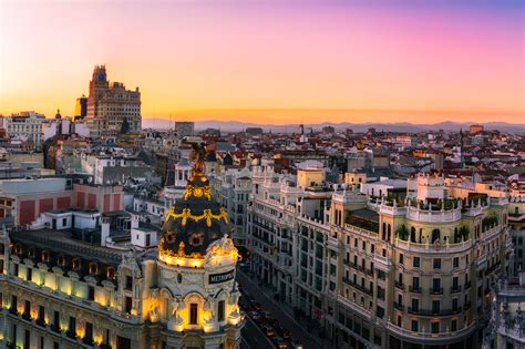 Sunset Panorama | Madrid, Spain - Fine Art Photography by Nico Trinkhaus