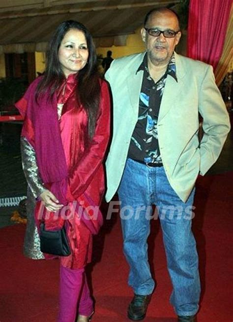 Alok Nath with Wife Ashu Singh Photo