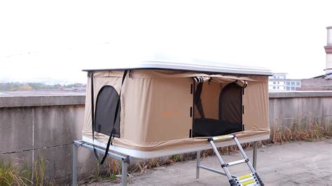 Foldable Camping Automatic Truck Suv Rooftop Tent Hard Top Roof Tent ...