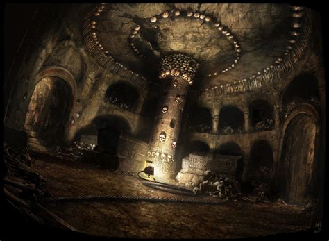 ArtStation - Catacombs, Central chamber