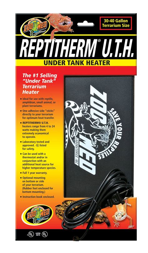 Zoo Med ReptiTherm Medium Under Tank Heater (30-40 Gallon)