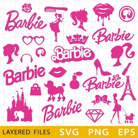 Barbie Bundle SVG, Barbie Vector, Barbie Logo, Barbie Birthd - Inspire ...