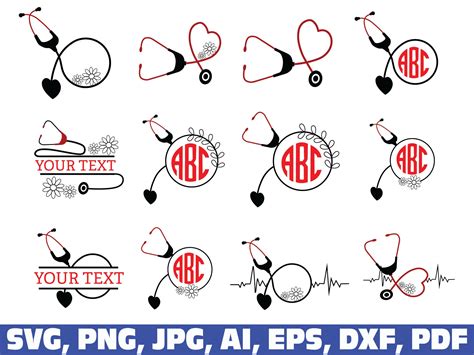 Nurse Svg Nursing Svg Nurse Monogram Svg Nurse Name Frame - Etsy