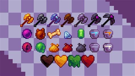 Bunch of items for my minecraft texture pack : r/PixelArt