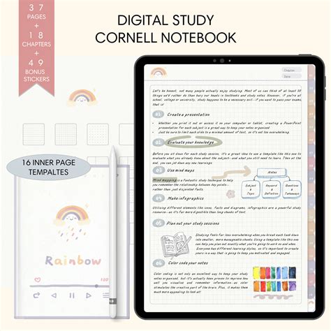 Digital Notebook Template for GoodNotes & Notability - Yaayplanners