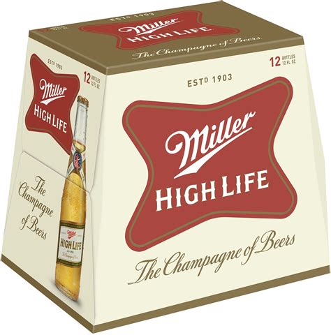 Miller High Life Beer 12 pk Longneck Bottles - Shop Beer at H-E-B