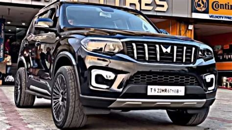 2022 Mahindra Scorpio-N modified with Mercedes-Maybach style alloys ...