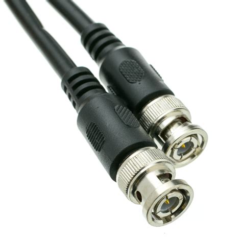 50ft Black BNC RG59/U Coaxial Cable, BNC Male