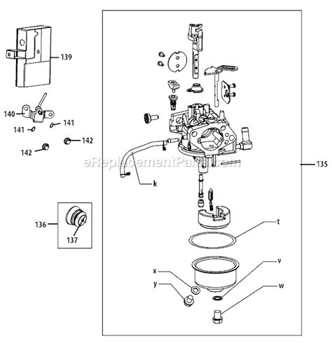 Troy Bilt Tiller Carburetor Diagram