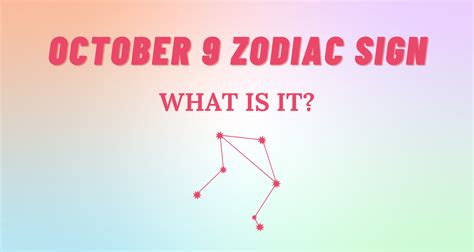 October 9 Zodiac Sign Explained | So Syncd