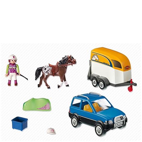 Playmobil Horse Farm SUV with Horse Trailer (5223) Toys | TheHut.com