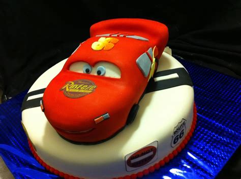 Lightning Mcqueen/ Cars Cake - CakeCentral.com