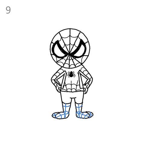 Baby Spiderman Drawing