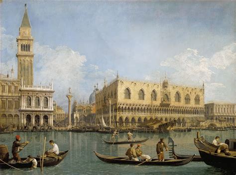 Canaletto - View of the Bacino di San Marco | Venice painting ...