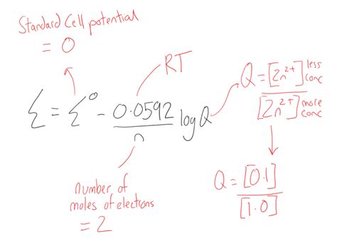 Concentration Cell Direction Of Electron Flow Nernst Equation ...