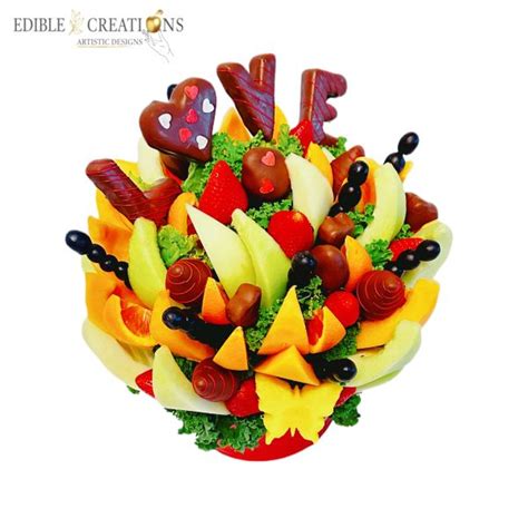 Valentine’s Day Fruit Arrangement SweetHearts Delight | Edible Creations