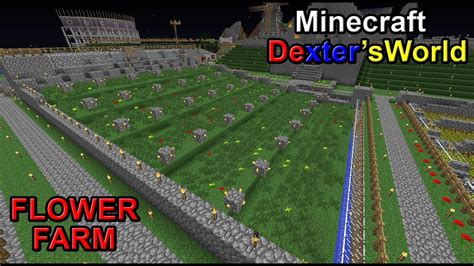 Minecraft Flower Farm - YouTube