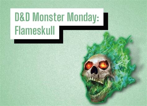 D&D Monster Monday: Flameskull – DungeonSolvers