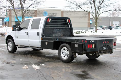 Used 2013 Ford F-350 Super Duty XLT 4x4 Diesel Flat Bed with 5th Wheel ...