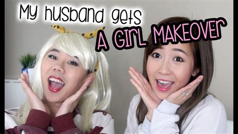 Husband Gets a Girl Makeover - YouTube