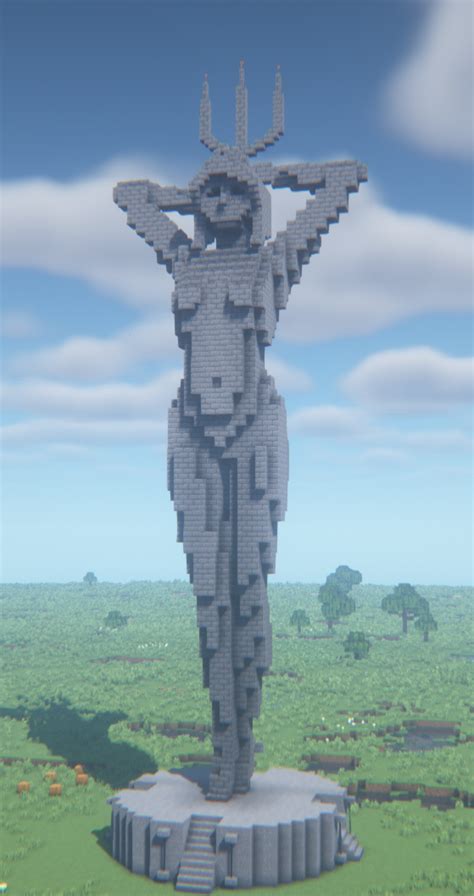 Ocean Goddess Statue : Minecraft | Creazioni minecraft, Progetti ...