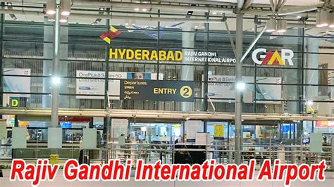 Rajiv Gandhi International Airport || Hyderabad Airport || Smile With ...