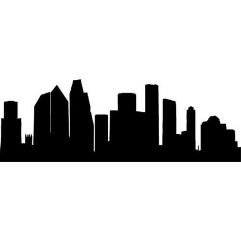 Houston Skyline Outline Png ~ Free Houston Skyline Png, Download Free ...