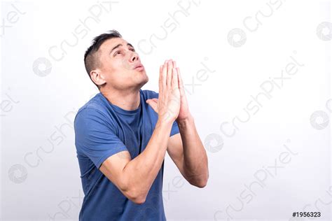 Man praying - stock photo 1956323 | Crushpixel