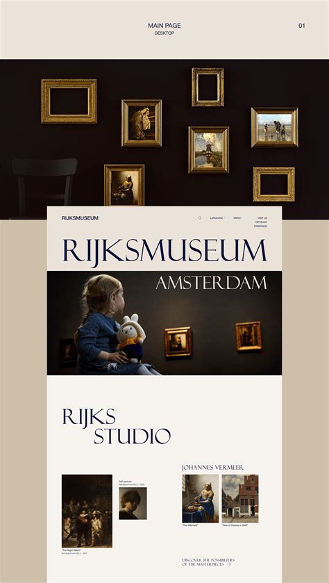 Rijksmuseum — Redesign Concept on Behance