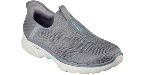 Skechers Slip-ins Go Walk 6 - Fabulous View Slip-on Casual Sneakers ...