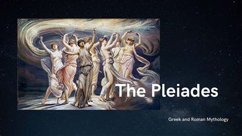 The Pleiades - Greek and Roman Mythology - YouTube