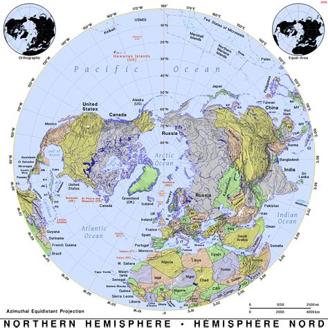 Map Of Northern Hemisphere - Campus Map